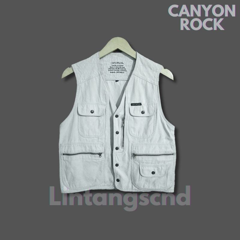 Vintage Canyon Rock ultility hunting vest jacket
