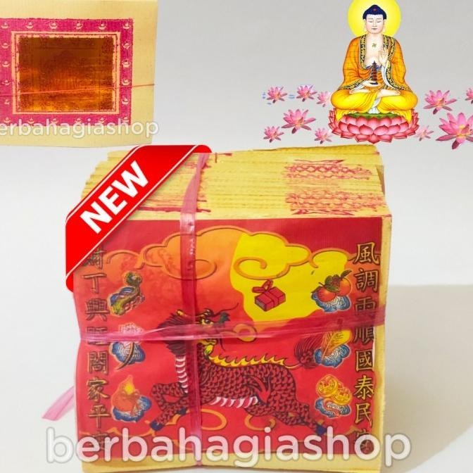 Kualitas terbaik] Kertas Sembahyang Emas Kimcua Sembayang Puja Dewa dan Leluhur Kim Coa
