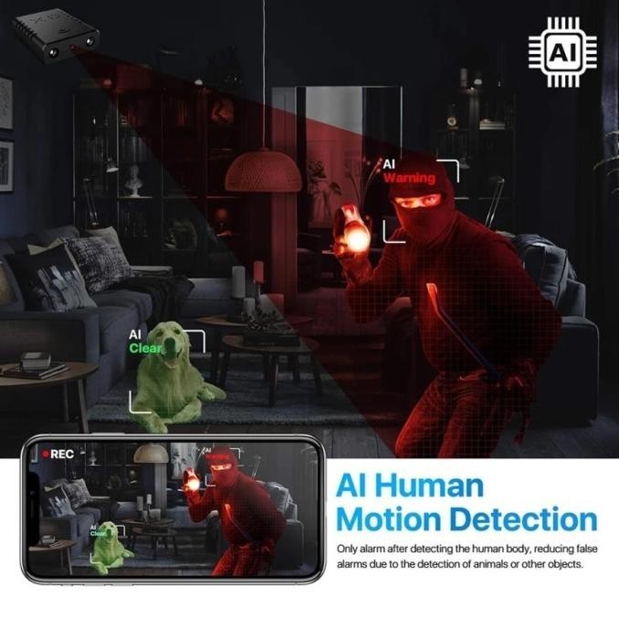 Baru KAMERA PENGINTAI MINI TERSEMBUNYI CAMERA CCTV KECIL MINI MURAH SPY CAM