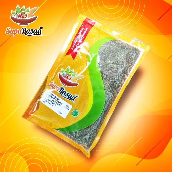 

#####] Lada Hitam Cracked SupaRasaa 500gr