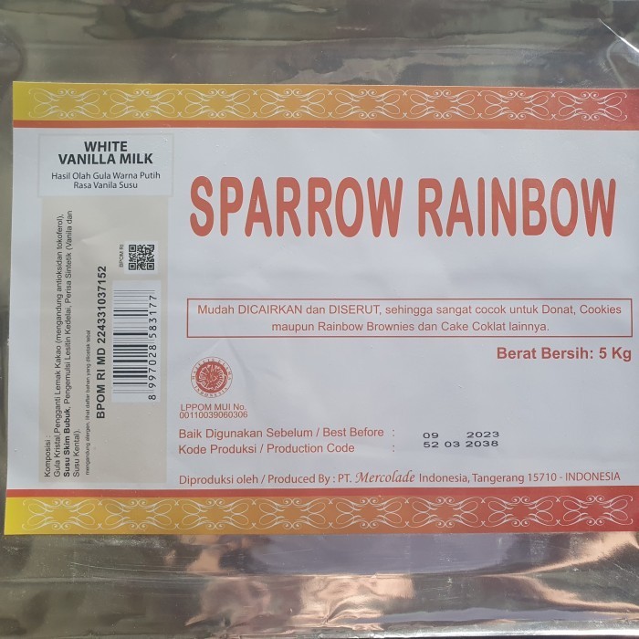 

Sparrow White Vanila Milk 5kg