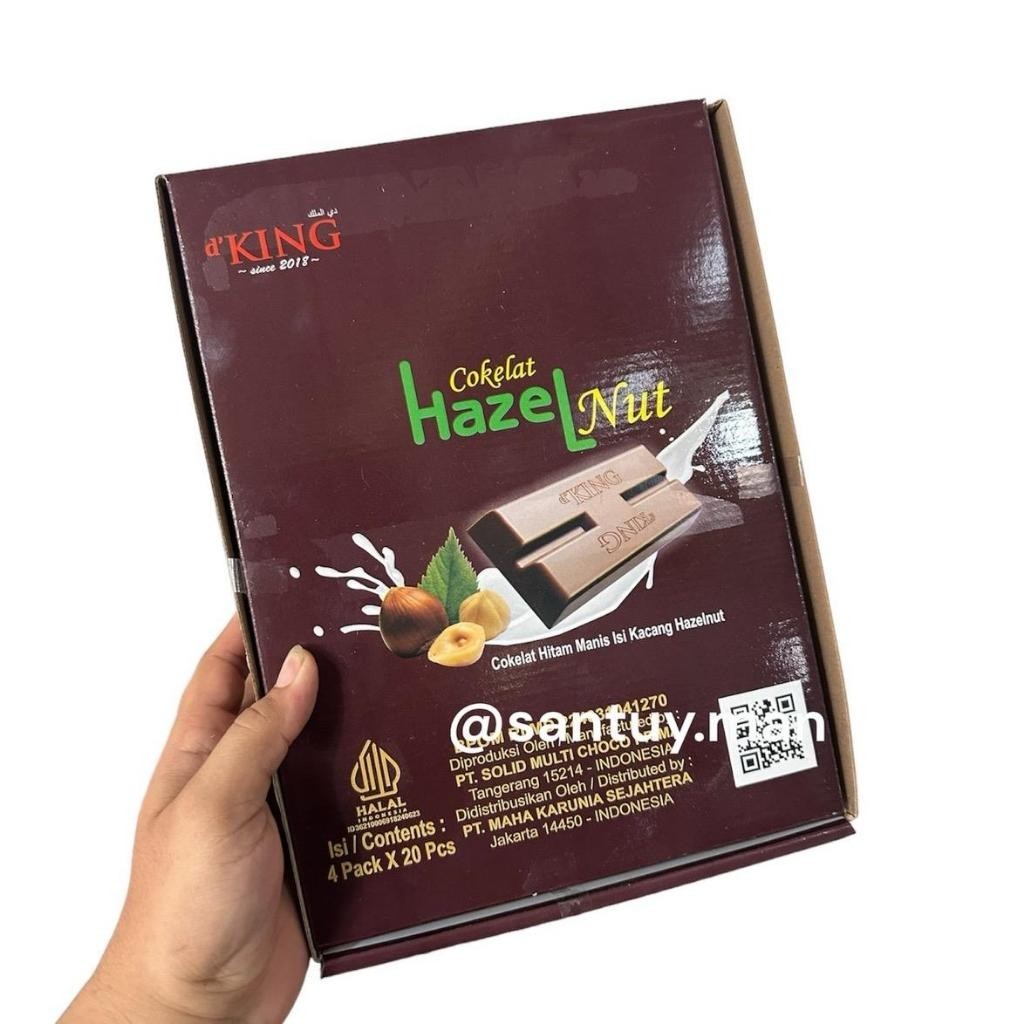 

1 Karton Coklat Hazelnut Isi 80 Batang
