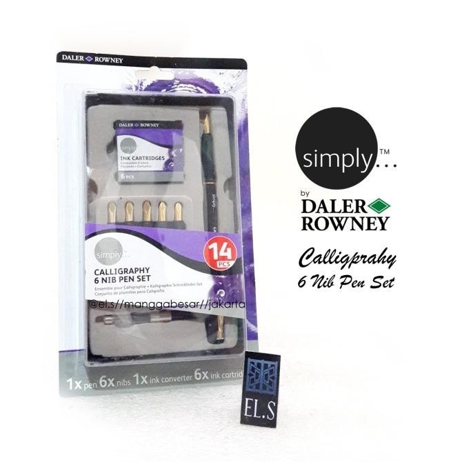 

Daler Rowney Simply Calligraphy Pen 6 Nib Set