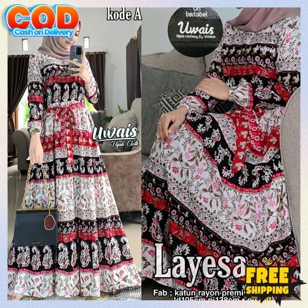 Gamis Trendi Kekinian Long Dres Syri Gamies Modern Ghamis Simple Elegan Gamsi Mewah Juba Perempuan R