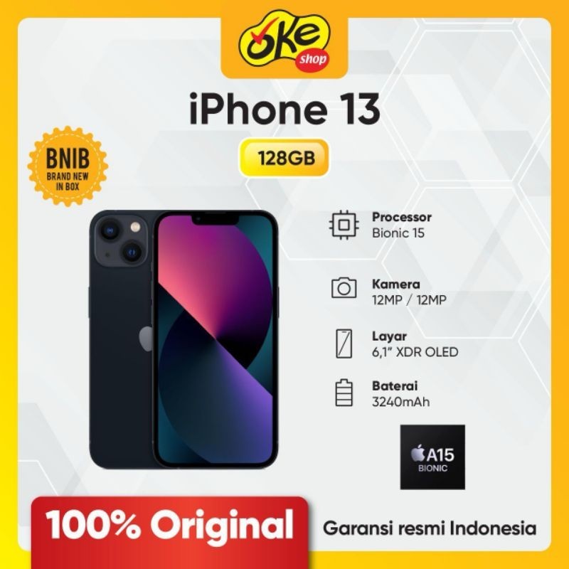 iPHONE 13 128GB - Garansi Resmi iBox | Digimap