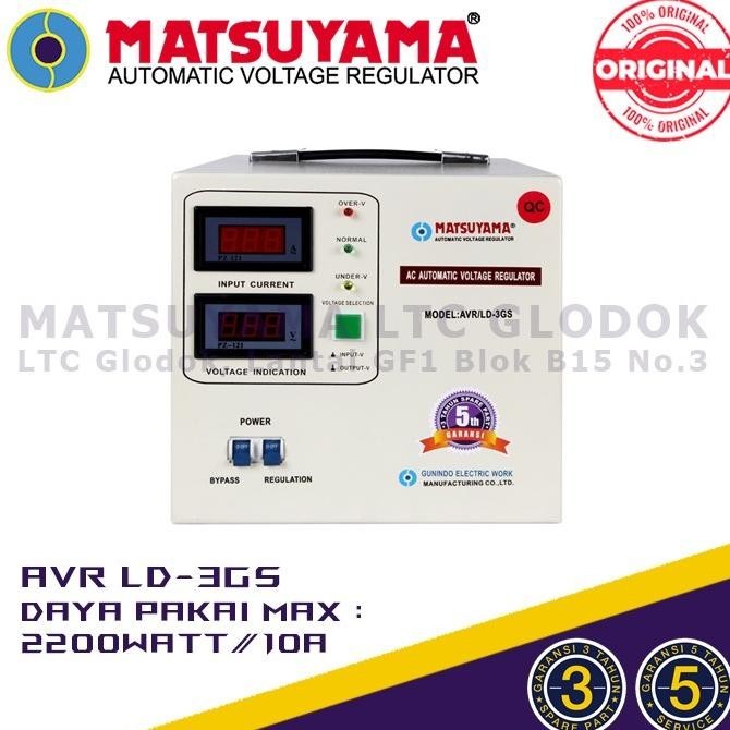 TERMURAH - Stabilizer Listrik Stavolt Voltage Regulator MATSUYAMA 3000 Watt