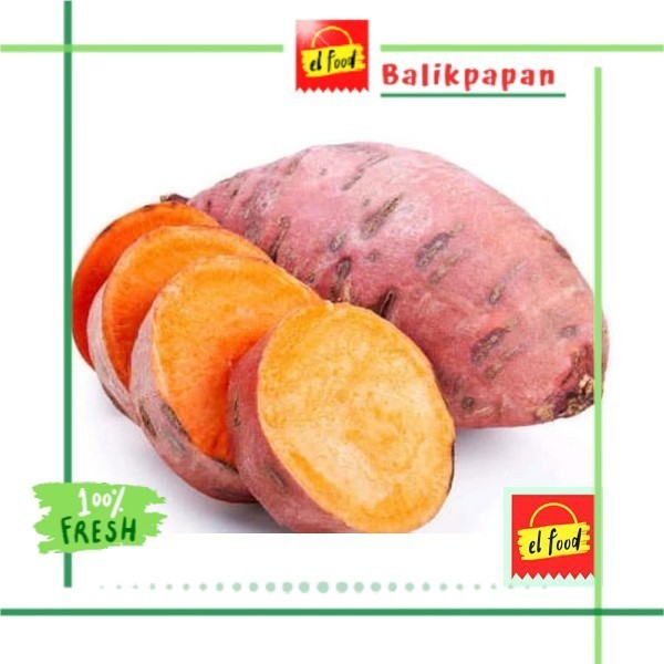 

UBI JALAR SEGAR Kuning ±1Kg /ELFOOD/Umbian//Ubi Jalar