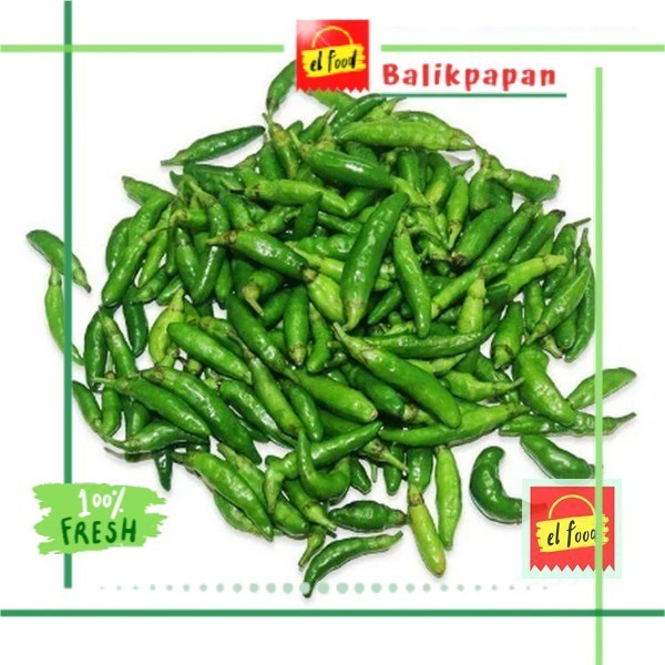 

CABAI RAWIT HIJAU 100gr /ELFOOD/Sayur/Rempah/LOMBOK IJO /Cabe Rawit Hijau