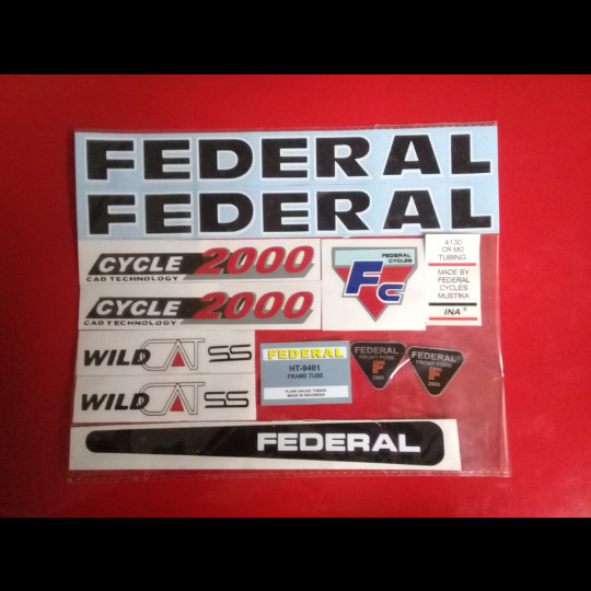 Stiker Sepeda Federal Wild Cat Ss