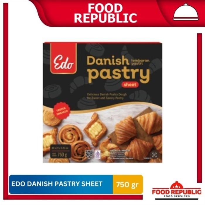 

HARGA DISKON Edo Danish Pastry Sheet 750 Gram