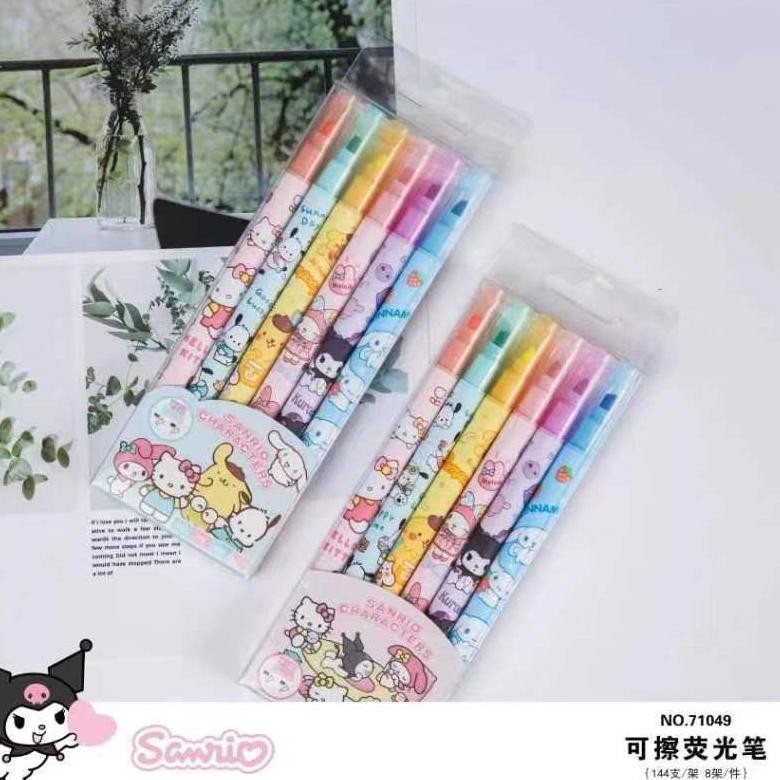 

Bisa COD (6PCS) SANRIO STABILO HAPUS HIGHLIGHTER 6 WARNA 2 IN 1 BISA DIHAPUS MOTIF SANRIO / STABILO 6 WARNA SET MOTIF CINNAMOROL KUROMI LOTSO SANRIO Murah