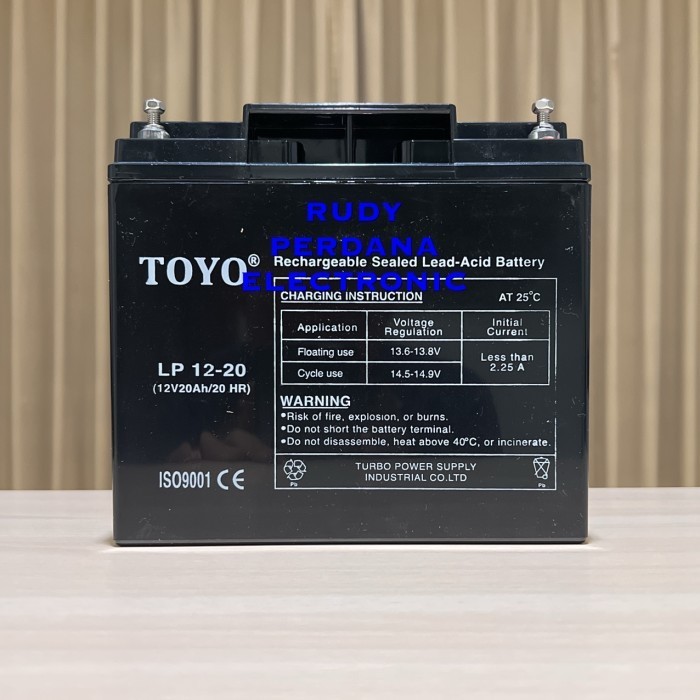 Aki Kering Rechargeable Battery Baterai 12V 20 Volt 12Ah 20 Ah Best
