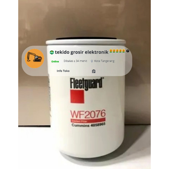 Wf 2076 / Wf2076 / Wf-2076 Filter Fleetguard Wf 2076 / Wf2076 /Wf-2076 Best