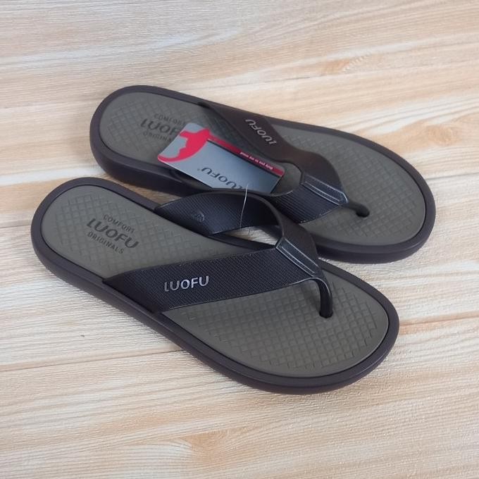 new model sandal jepit loufu pria