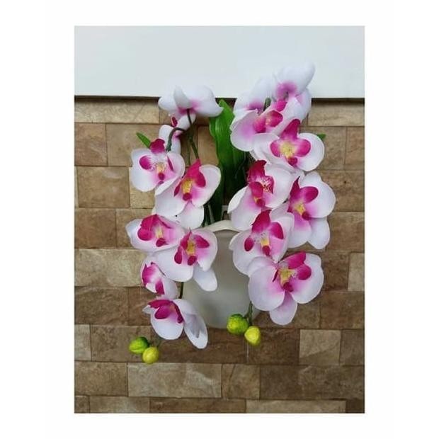 [Bunga Hiascantik] Anggrek Plastik Pot Plastik Pot Gantung ,// Ganepkuswandarilaris