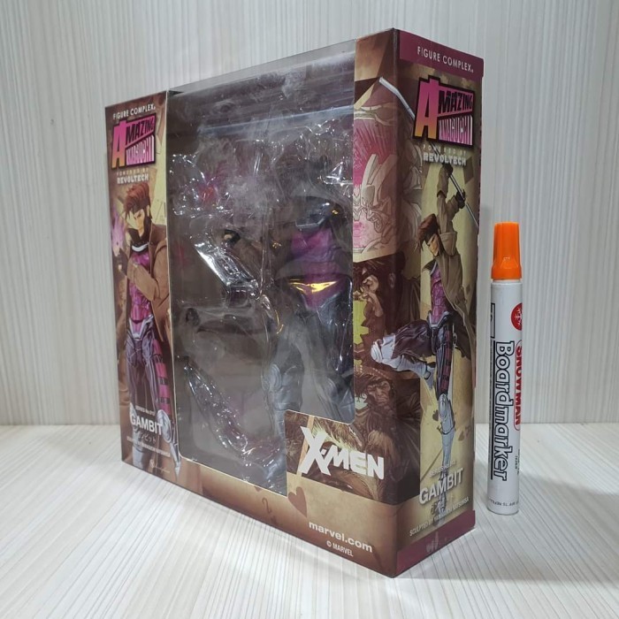 Must Have Mainan Action Figure Amazing Yamaguchi Gambit Xmen Revoltech Amazing Y Terlaris