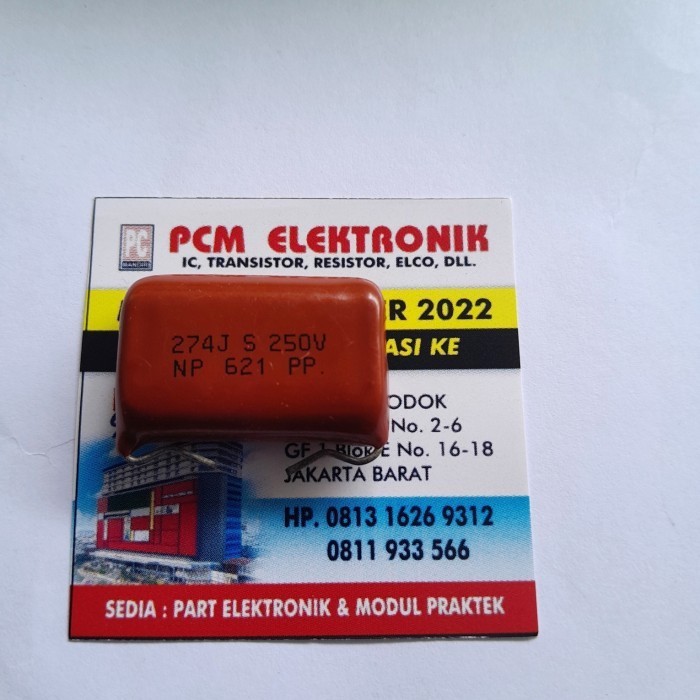 SM27 CAPASITOR KAPASITOR MILAR 274 250VOLT 270 NF 250V (5pcs)