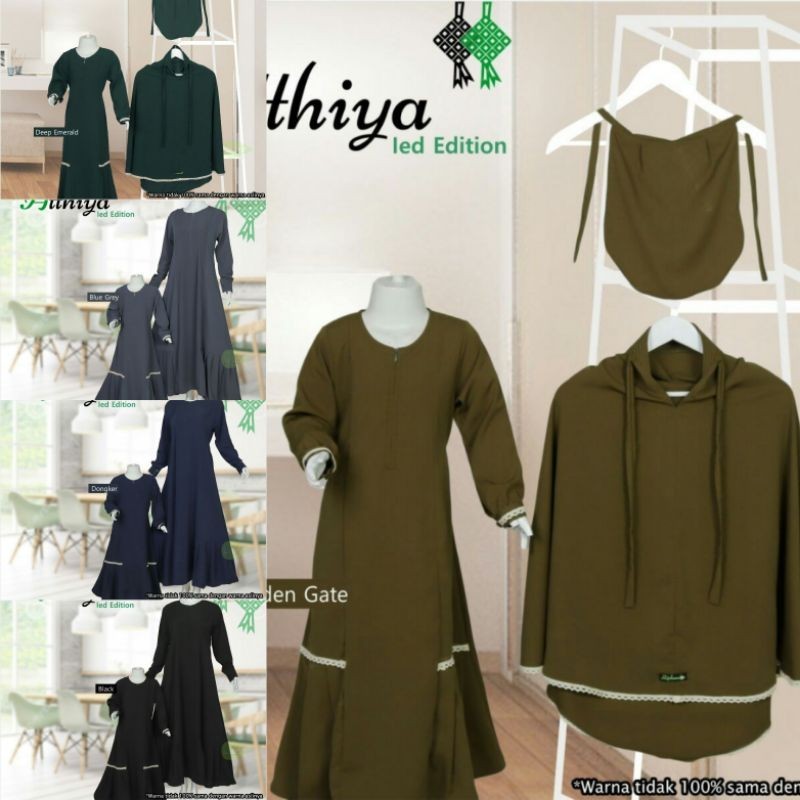 Set Gamis ATTHIYYA BANAT DAN FATHAYAT BY HIJABUNA
