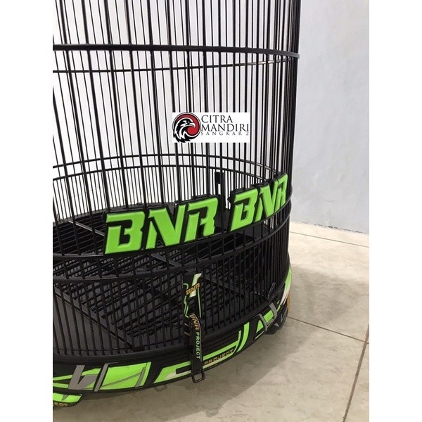 PROMO KANDANG Sangkar Kandang Burung Murai No 2 BNR Decal Carbon Racing Original Asli