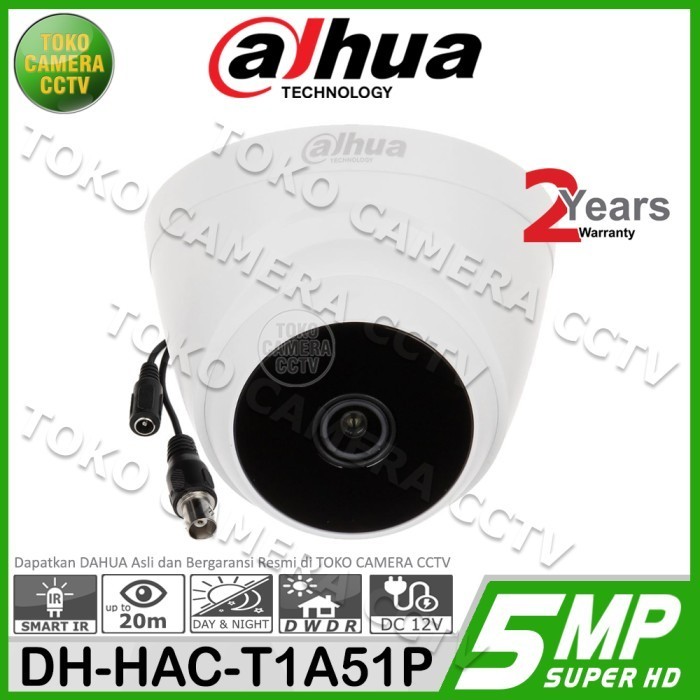 KAMERA CCTV INDOOR DAHUA 5MP CAMERA CCTV DAHUA 5MP HDCVI