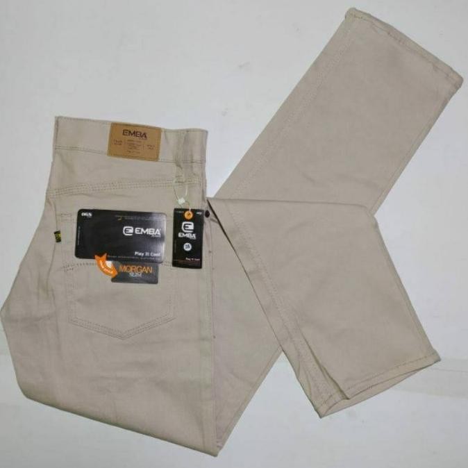 Terbaik Celana EMBA Jeans Celana Kanvas Pria Emba Original ..