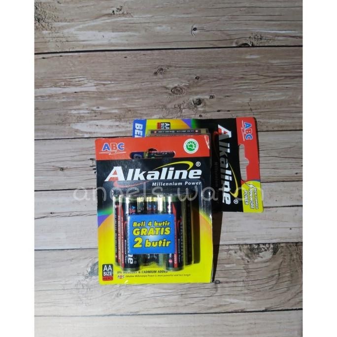 Terbaik baterai alkaline AA isi 6 pcs/ Baterai batu baterai alkaline