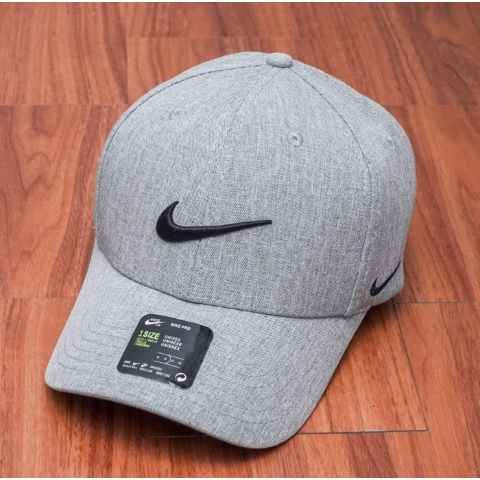 Topi Pria Topi Nike Sport Baseball Import Topi Pria HIGH QUALITY - Abu-abu(H4I7) Topi Baseball Pria 