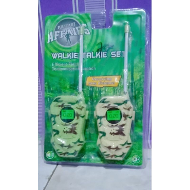 mainan walkie talkie army/mainan ht militer