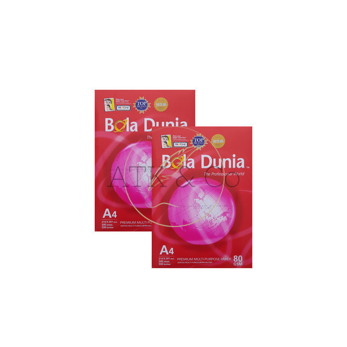 

MURAH Kertas HVS A4 80gr Bola Dunia