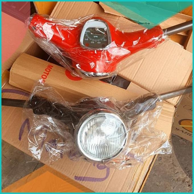 batok kepala honda c70 c 70 set komplit reflektor speedo meter stir 16