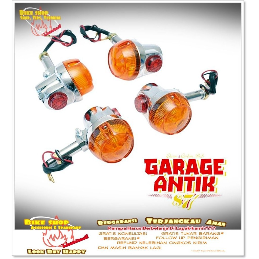 Sein GT mini,Lampu sein motor custom british,sein motor custom motor clasik vintage