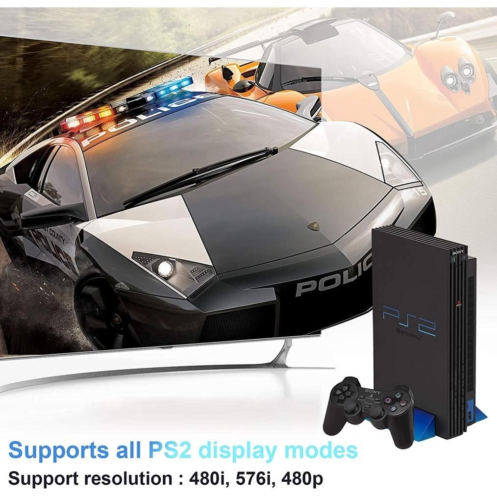 Terbaru Konverter Hdmi / Ps2 To Hdmi /Kabel Ps2 Paket Converter Ps Hdmi +Kabel Listrik+Kabel Hdmi /P