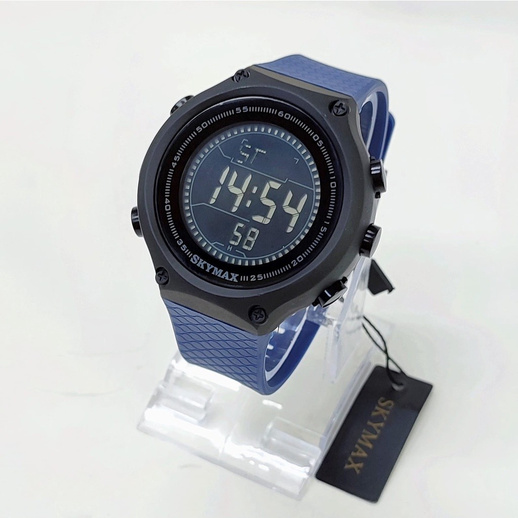 SKYMAX 1810 JAM TANGAN SPORT COUPLE MURAH - JAM TANGAN COUPLE ANTI AIR - JAM TANGAN COUPLE DIGITAL -