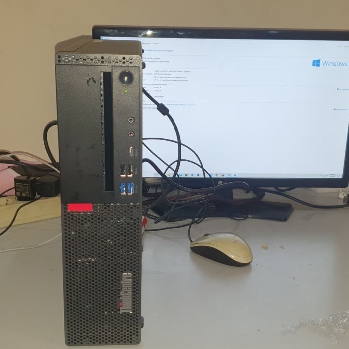 READY LENOVO DESTOP CORE I5 9400 GEN 9 RAM 8GB SSD 256 GB MULUS
