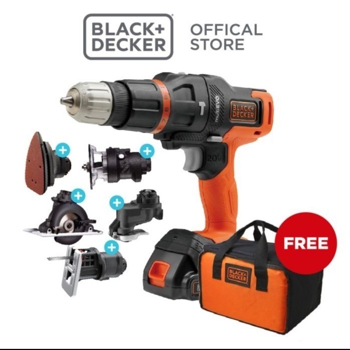 READY Black+Decker Multi Evo 6 Heads Kit EVO185K6-B1