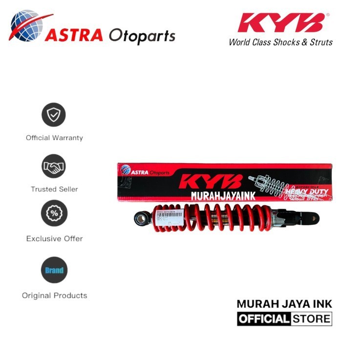 Shockbreaker KYB KAYABA HEAVY DUTY ALL TYPE MATIC 330MM BELAKANG ORI
