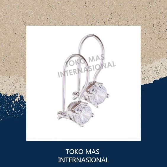 ANTING DESI EMAS PUTIH 1 GRAM KADAR 75%