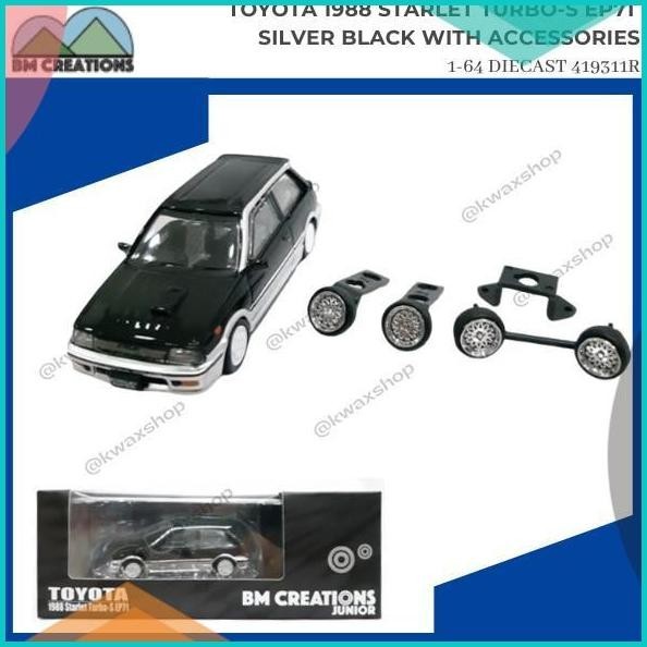 BMC Toyota 88 Starlet Turbo-S EP71 Accessories - 1-64 Diecast 419311R