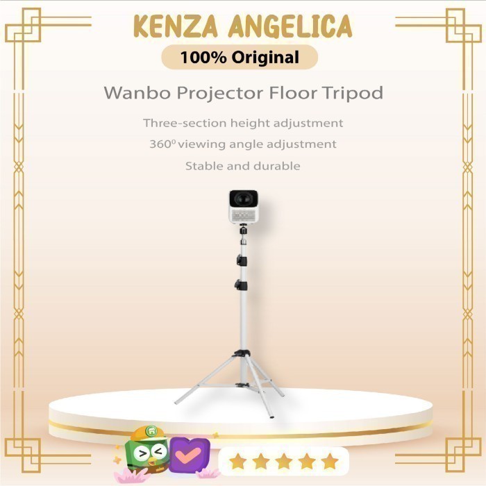WANBO Foldable Adjustable Stand Floor Tripod 170CM for Projector