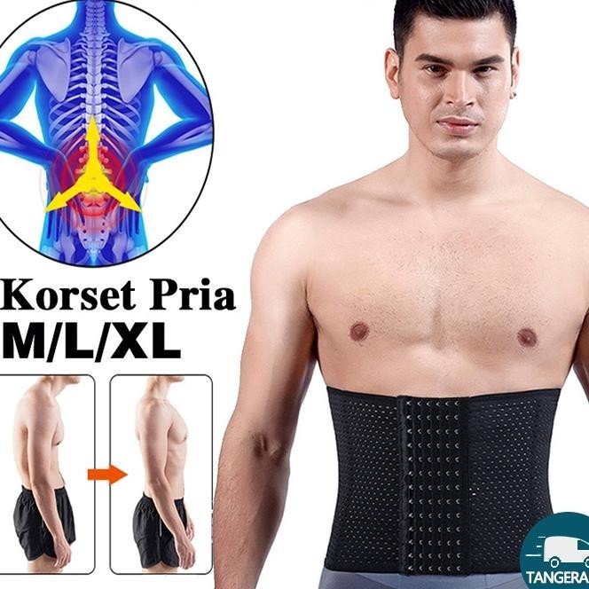Koset Pria / Korset Cowok / Korset Perut Buncit