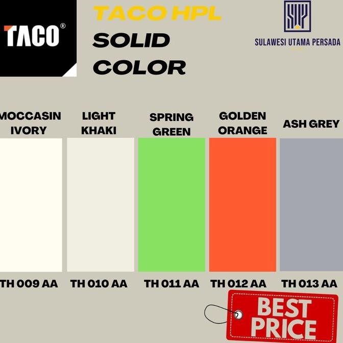 >>>>>] Taco Hpl / Hpl Taco / Hpl Taco Laminates Solid Color AA