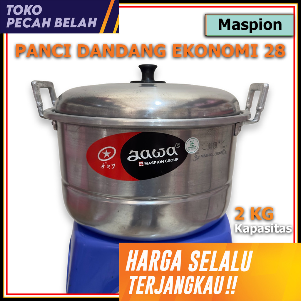MASPION Panci Kukusan DANDANG EKONOMI Jawa 28 CM Aluminium