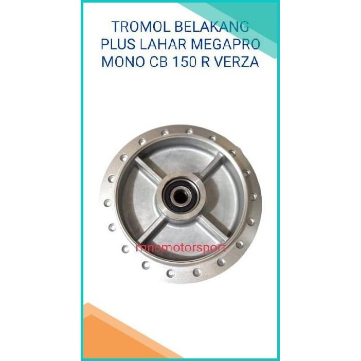 TROMOL BELAKANG MOXIS PLUS LAHAR SILVER MEGAPRO MONO CB 150 R VERZA 16