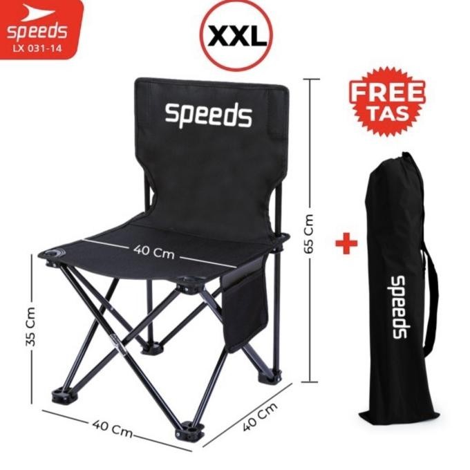 Kursi Lipat Outdoor Portable Kursi camping Bangku Gunung Speed (XL)