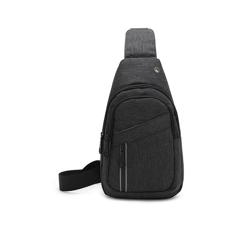 Swiss Polo Sling Bag / Chest Bag / Crossbody Bag (Tas Dada / Tas Selempang Pria) - Abu-Abu Pria - SX