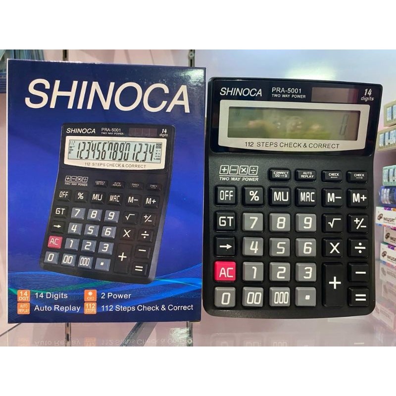 

kalkulator SHINOCA PRA-5001 kalkulator SHINOCA 14 digit