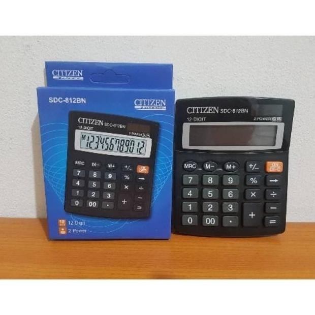 

Terlaris Kalkulator Citizen type CT812-BN - Calculator Citizen 12 Digit ,,