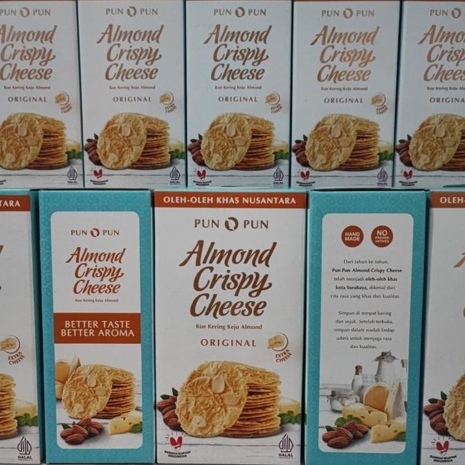 

Best Sales Almond Crispy Cheese Surabaya Kue Kering Keju Almond Original Pun Pun Pengiriman Cepat