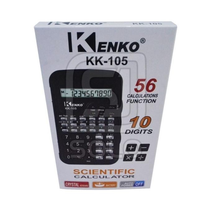 

Best - Kalkulator Ilmiah Calculator Elektronik Scientific KENKO KK-105 !