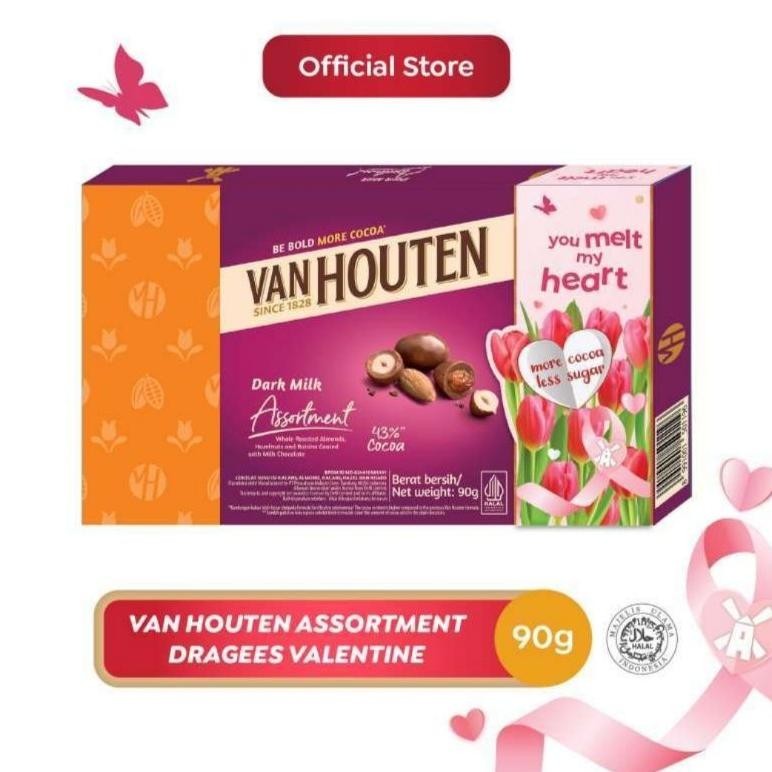 

Bisa Cod Van Houten Dragees 90Gr Cokelat Vanhouten Coklat Dragee Edisi Valentine Edition Chocolate Almond Assortment Cashews 90Gram Almonds Coklat Van Houten Edisi Valentine Butiran Bulat Butir Kacang Box Dus Kardus Sale